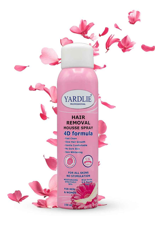 Yardlie Professional Hair Removal Spray 4D Formula for Men & Women 180ml