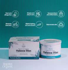Halawa Wax pack of two Lotion Bundle Halawa Organic Wax With After Wax Lotion Bundle 2 Halawa Organic Wax With After Wax Lotion Bundle 2 Halawa Organic Wax With After Wax Lotion Bundle 2