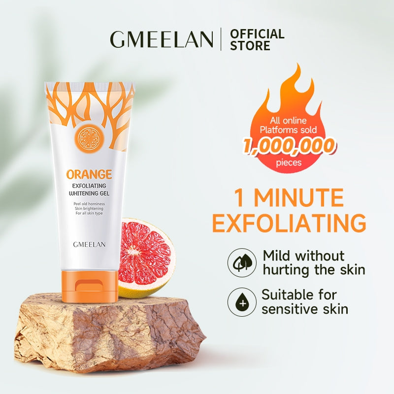 GMEELAN ORANGE EXFOLIATING GEL AND LAZY CREAM